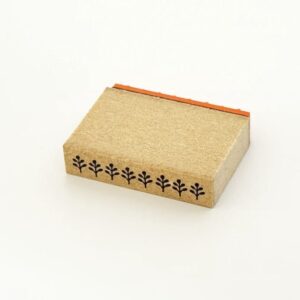 Mizushima – Decorative Line Leaf – Stamp