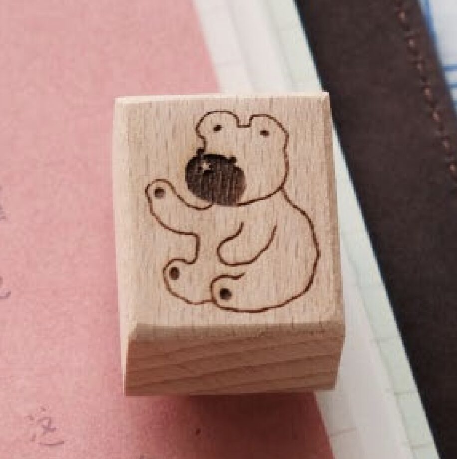 Big Hands - Rainy Days: Hi Bear - Stamp