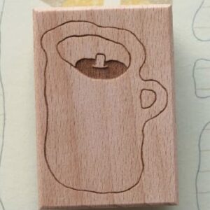 Big Hands – Rainy Days: Apple in a Cup – Stamp