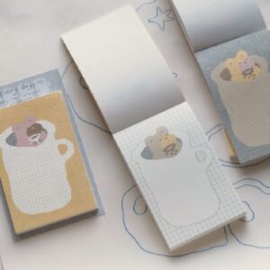 Big Hands – Rainy Days: Beary Cup – Memopad