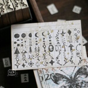 LCN - Lin Chia Ning - Daily Symbols - Mini Stamp Set - Last Items!