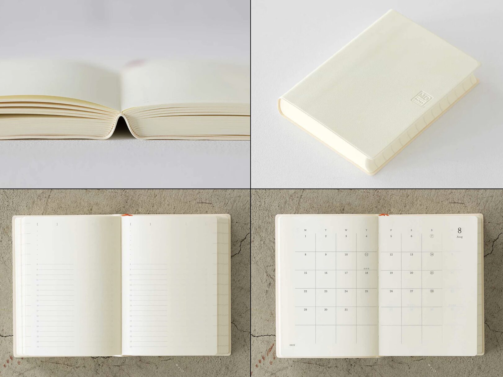 2026 MD Notebook Diary 1 Day 1 Page - A6 - Daily Diary