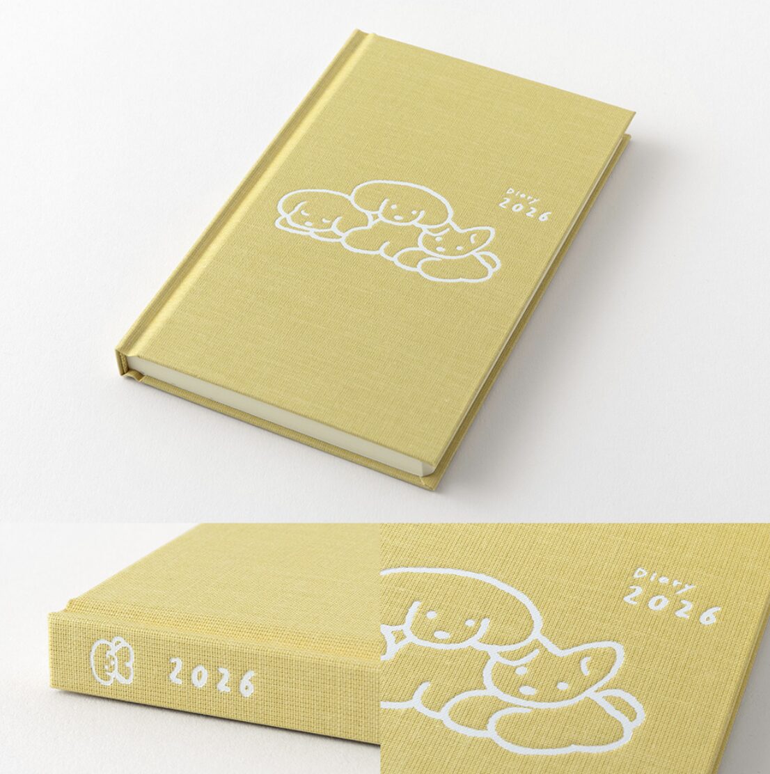 2026 Book Style Diary - B6 - Variant Dog Yellow - Diary