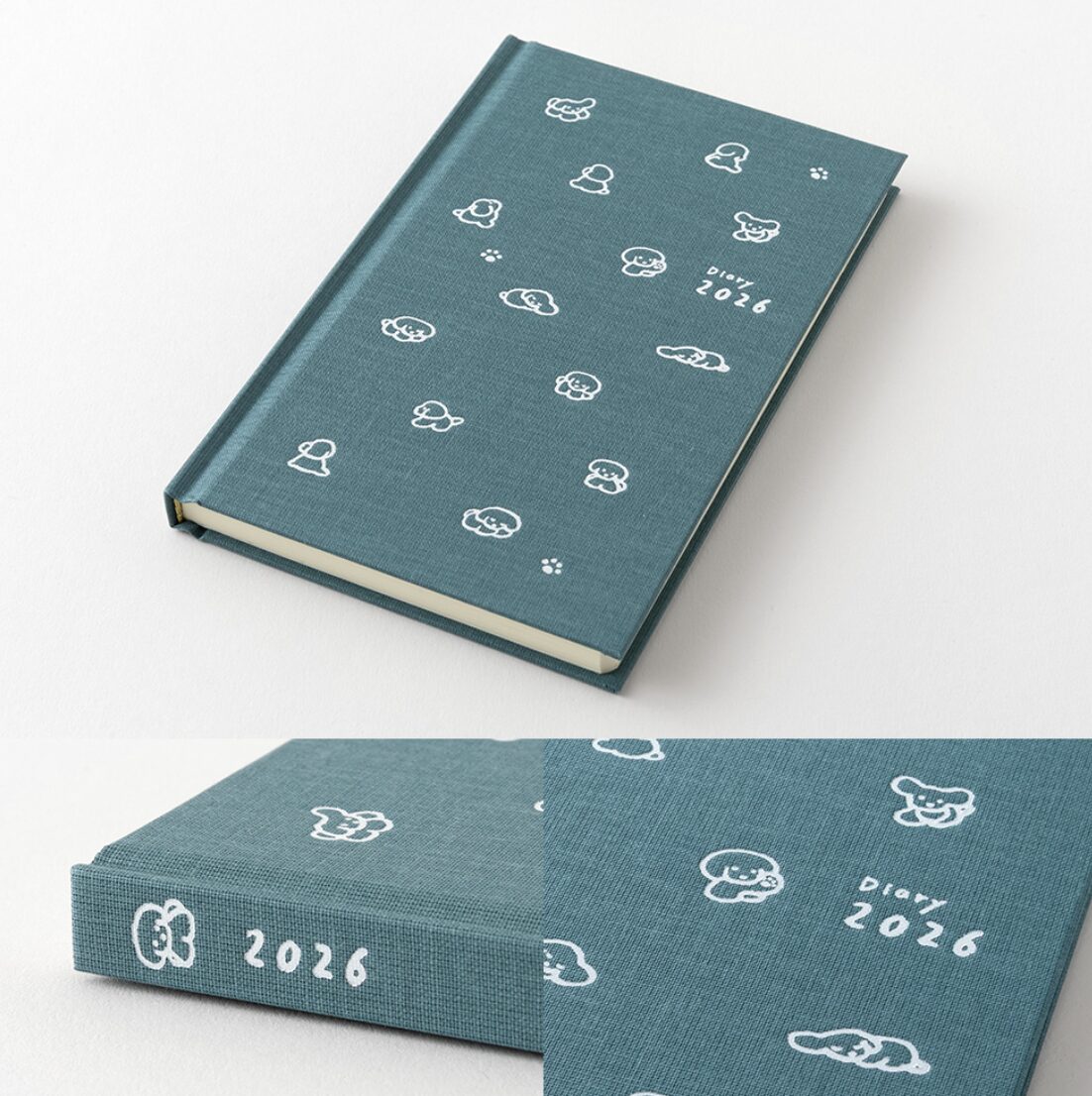 2026 Book Style Diary - B6 - Variant Dog Blue Green - Diary