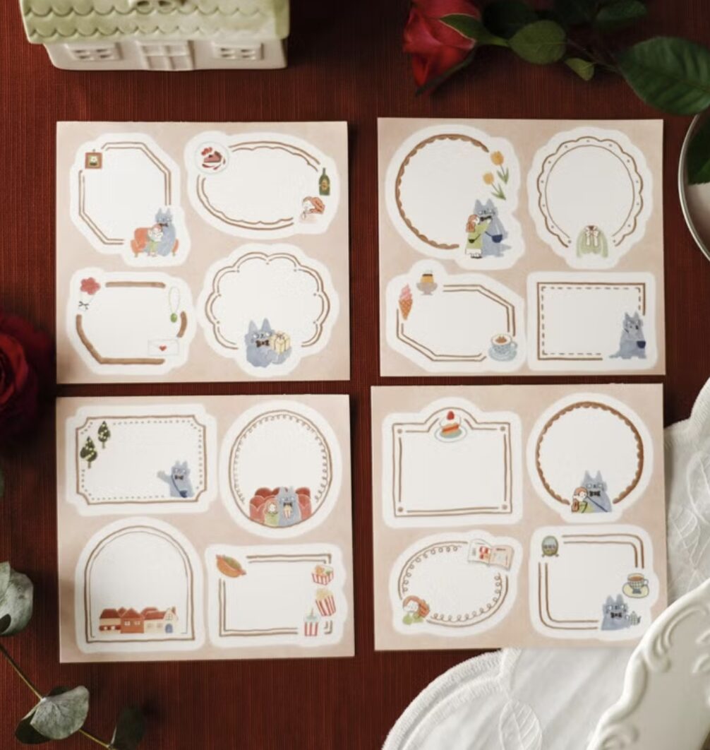 TeaYouShop - Neko Boyfriend vol. 2 - Frame Stickers Notepad