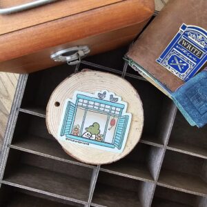 Elsie with Love – By the Window – Vinyl Sticker