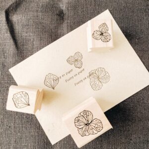Cafe Analog x Petra Brcic – HYDRANGEA SKELETON – Stamp Set