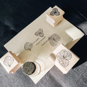 Cafe Analog x Petra Brcic - HYDRANGEA SKELETON - Stamp Set