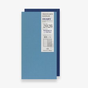 2026 – TRC Traveler’s Notebook – Weekly + Memo Diary – Regular Size