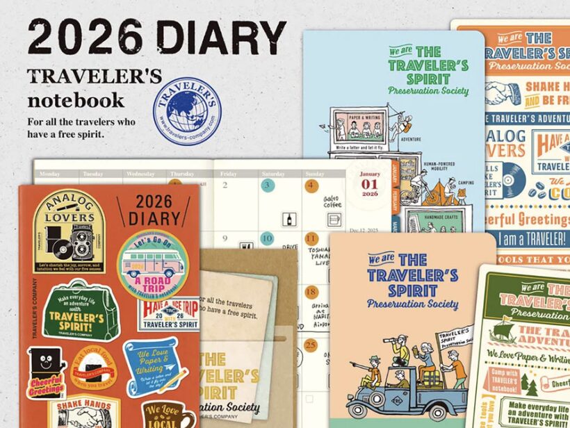 2026 - TRC Traveler's Notebook - Weekly + Memo Diary - Regular Size