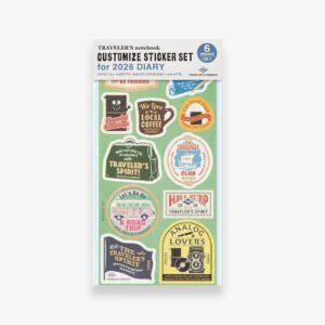 2026 – TRC Traveler’s Notebook – Customized Sticker Set