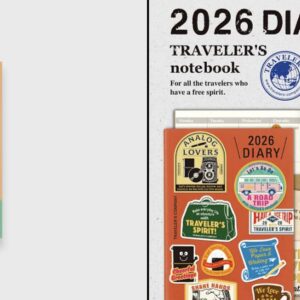2026 - TRC Traveler's Notebook - Clear Folder - Passport Size