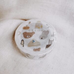 Ranmyu – Bear and Daily Life – Washi Tape