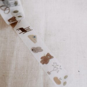 Ranmyu - Bear and Daily Life - Washi Tape