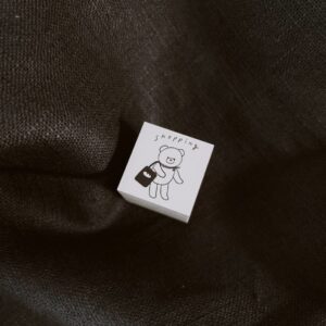 Ranmyu – Shopping Bear with Tote Bag – Stamp