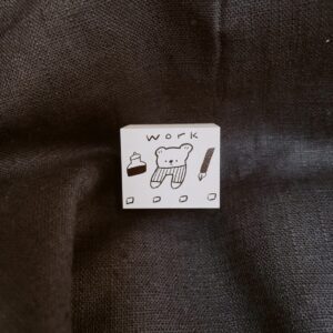 Ranmyu – Bear Work! with Pen and Ink – Stamp
