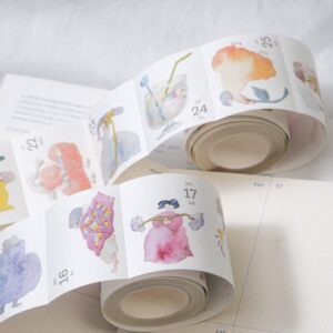 2026 - Dodolulu 365 Washi Calendar Tape Set