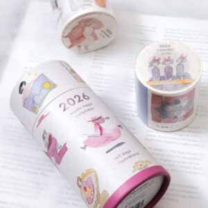 2026 – Dodolulu – 365 Washi Calendar Tape Set