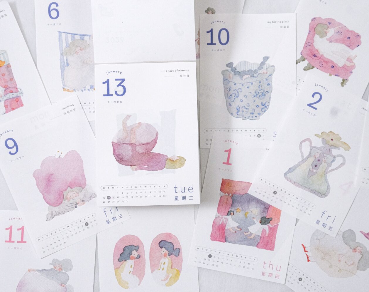 2026 - Dodolulu - 365 Daily Desk Calendar