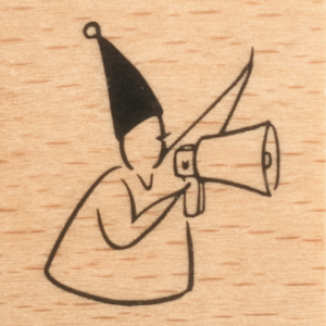 Modaizhi – Notice – Megaphone Elf – Stamp