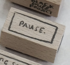 Blackmilk Project – Pause Frame – Stamp
