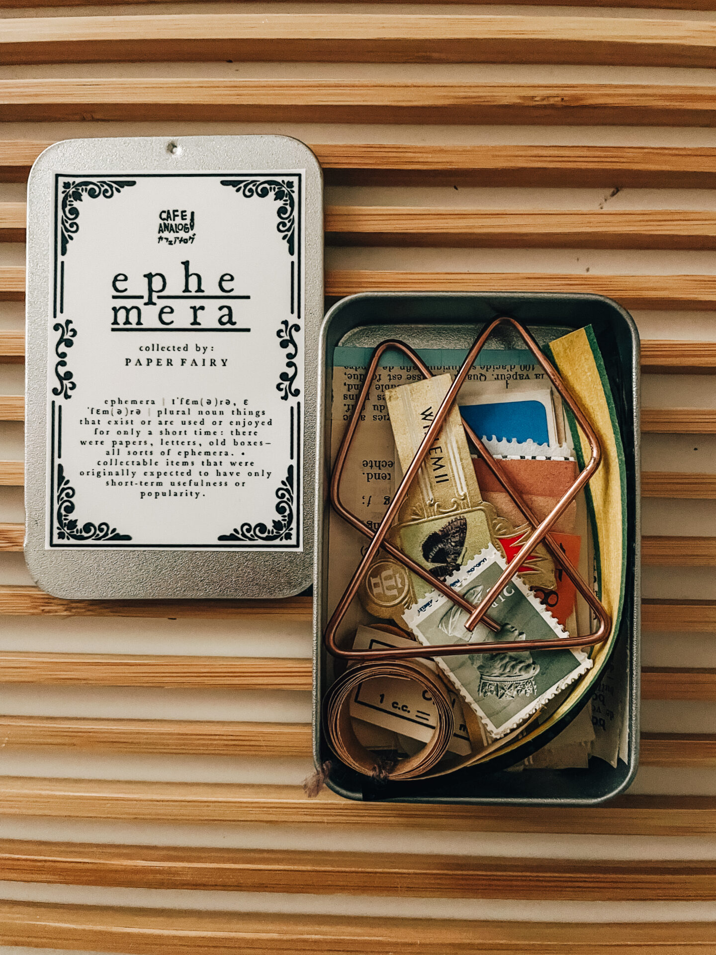 Cafe Analog x Paper Fairy - EPHEMERA - Authentic Vintage Ephemera