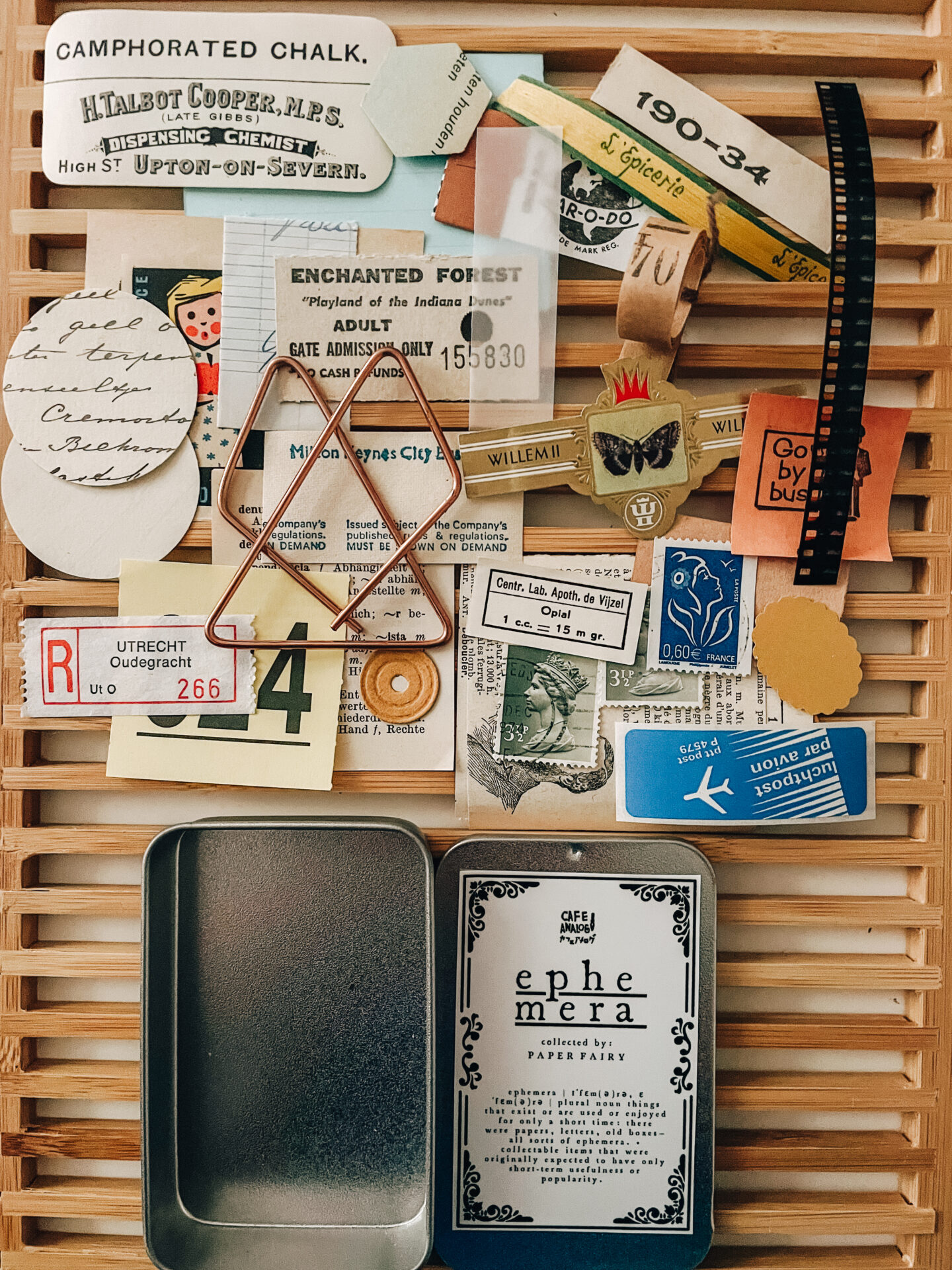 Cafe Analog x Paper Fairy - EPHEMERA - Authentic Vintage Ephemera