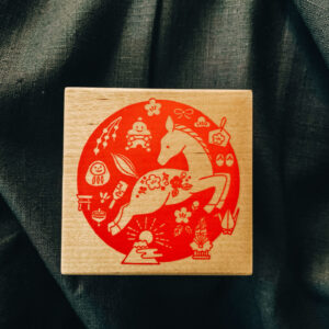 Kodomo no Kao x Natsuko Taguchi – 2026 Stamp – BIG New Year Horse