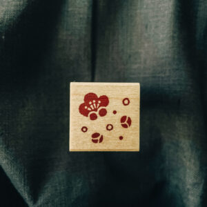 Kodomo no Kao – 2026 Stamp – SMALL New Year Plum Blossoms