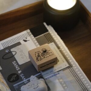 Eileen TAI Studio – Bear & Girl Travel Together Again – Here We Go! – Stamp