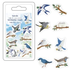 Bande – Embroidered Forest: Birds – Washi Tape Roll