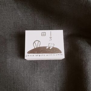 Ranmyu – Peaceful Bear on the Dining Table – Stamp