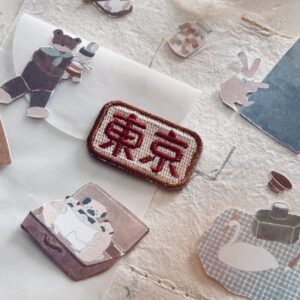 NOVE – Tokyo Ltd. – Origami Word TOKYO – Embroidery Patches