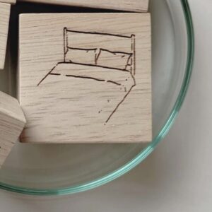 SOM Studio x wenyea’s illustrations – Everyday Tools 3.0 – Bed – Stamp