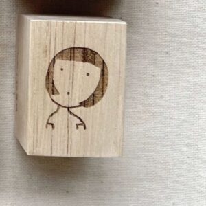 SOM Studio x 纪展雄 (jizhanzxiong) – Doodle Series – Adorably Clueless Girl – Stamp