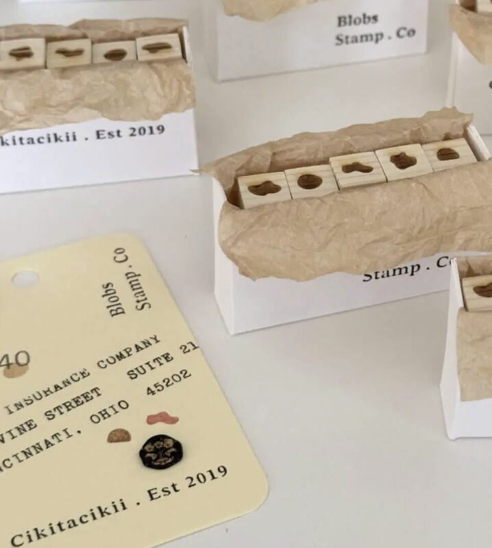 Cikitacikii - Blob - Stamp Set