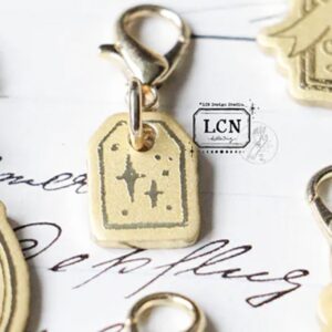 LCN – Lin Chia Ning – Mini Tag – Brass Charm