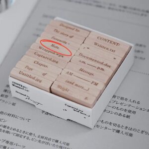 Phavourite.co – Note – 9PT NO. 1 – Tiny Text Stamp