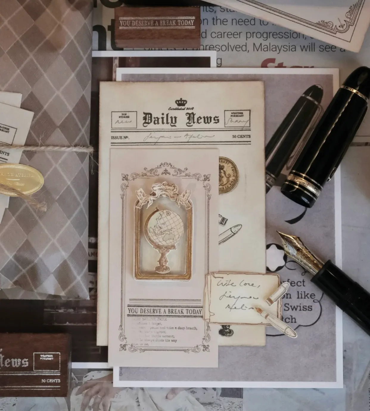 JieyaNow Atelier - Letters for Today - Stamp