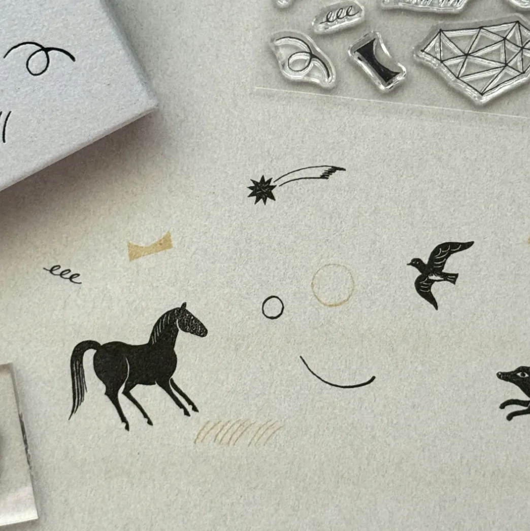 Mizushima x Nishi Shuku - In the Night - JIZAI Stamp Set Box