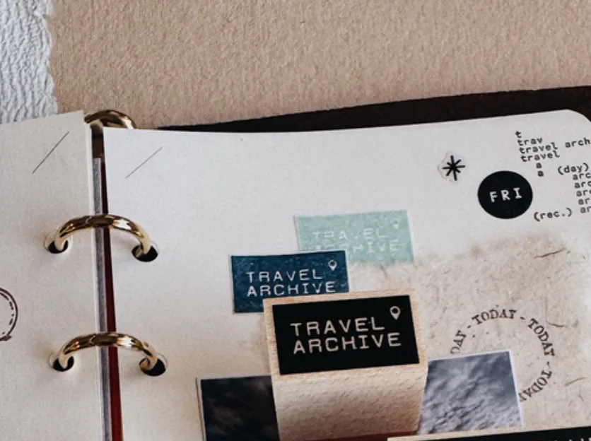 PensPapersPlanner - Travel Archive - Stamp