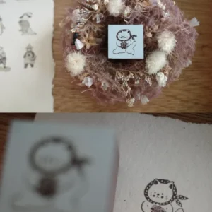HANEN Studio x Kaia – Holding a Gift – Stamp