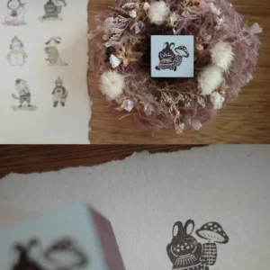 HANEN Studio x Kaia – Mushroom Bunny – Stamp