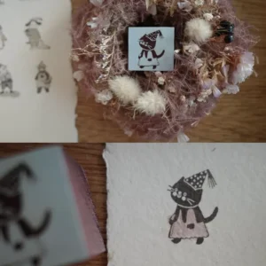 HANEN Studio x Kaia – Celebrating Kitten – Stamp