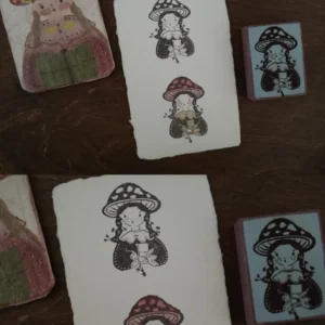 HANEN Studio x Kaia – Freckles Girl 2.0 – Mushroom Girl – Stamp