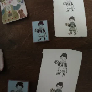 HANEN Studio x Kaia – Freckles Girl 2.0 – Little Painter – Stamp
