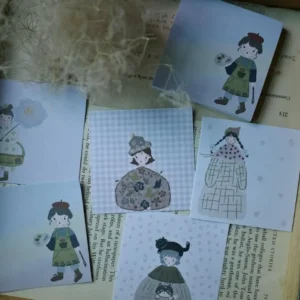 HANEN Studio x Kaia – Freckled Girl Painter – Memo Pad