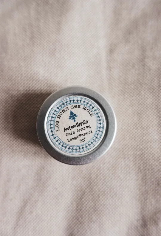Cafe Analog x Lamp x Paperi Brocante - LES NOMS DES MOIS - Exclusive Circle Stickers