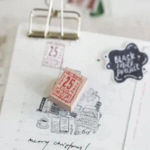 Blackmilk Project – Pages in December – MINI CALENDAR – Stamp