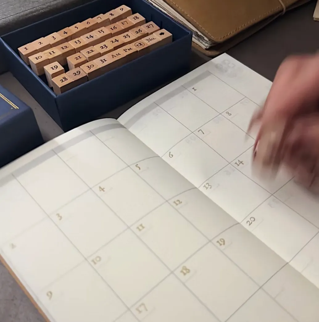 Raw Market Shop - No. 365 - Tiny Numbers Set - 36 Pcs/Set - Stamp Set